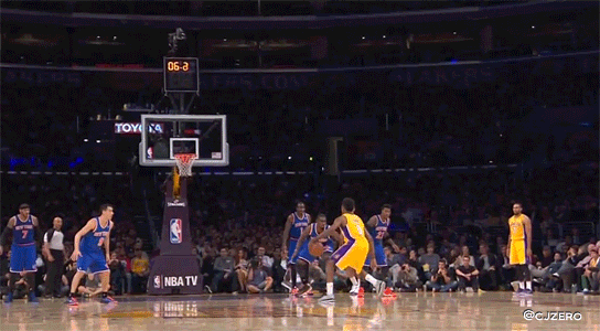 Nick Young Celebrates Shot Early