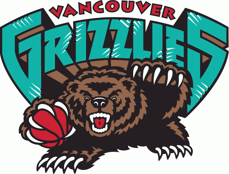 Vancouver Grizzlies Logo 1995-2001