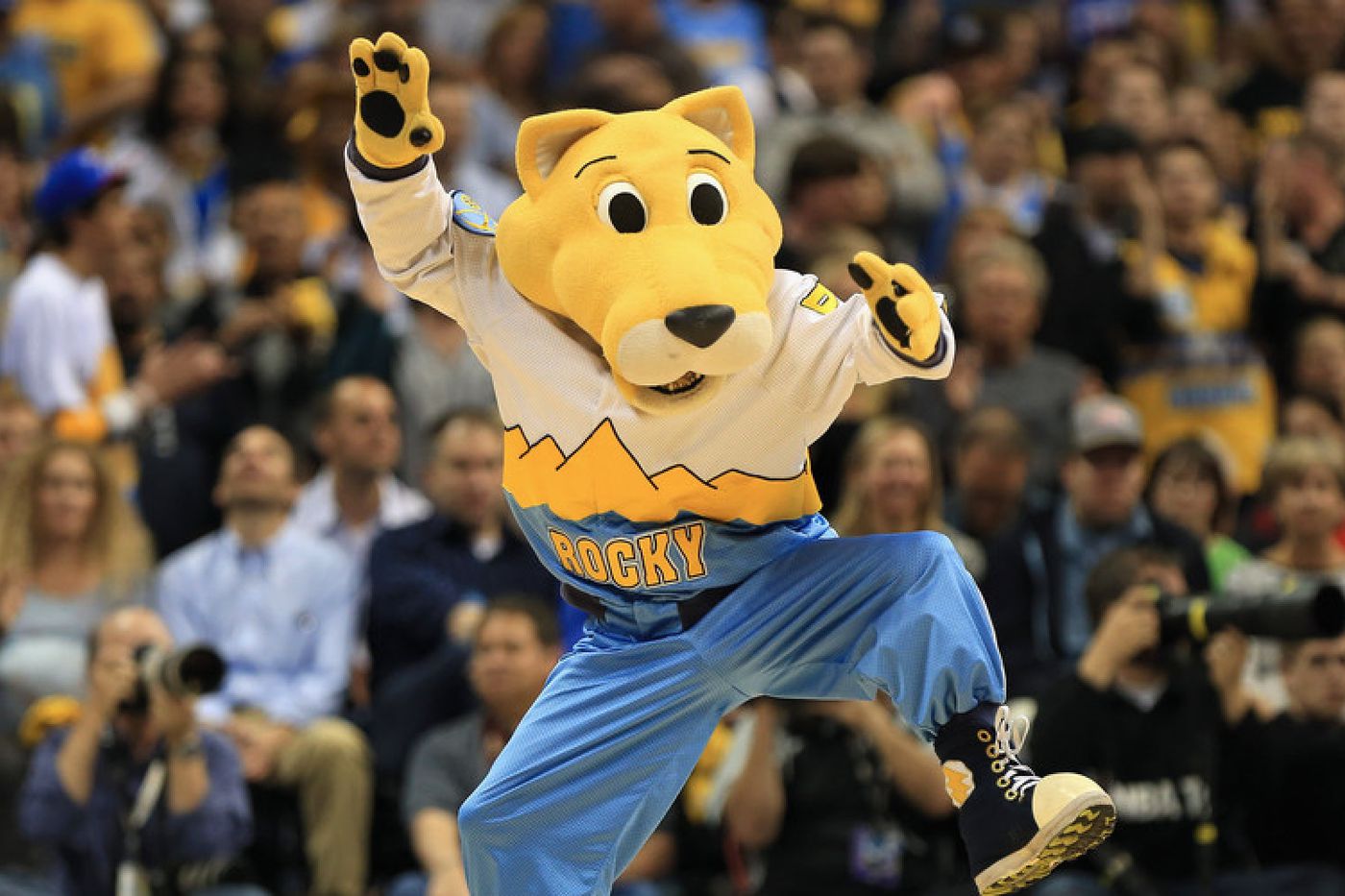Rocky, mascot of the Denver Nuggets