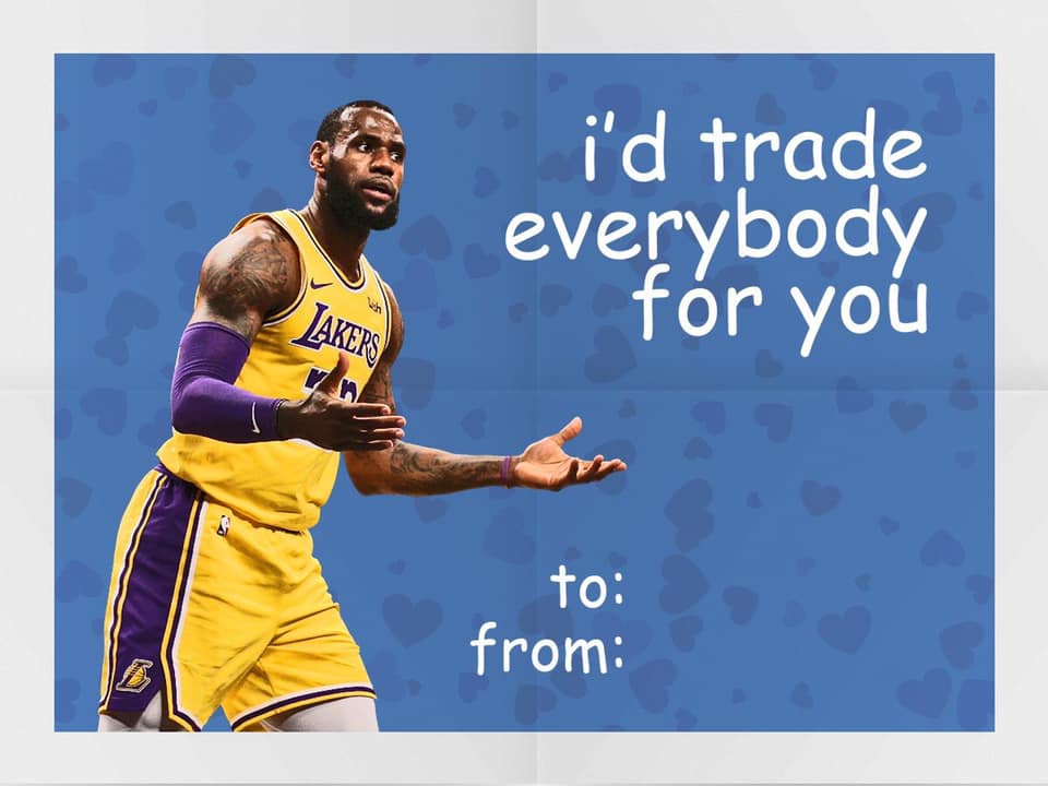 NBA Valentine's Day LeBron