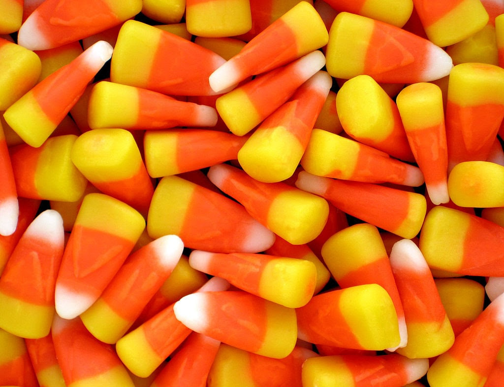 A batch of candy corn