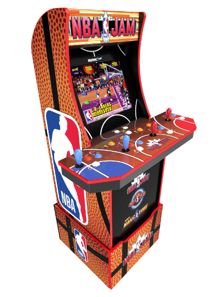 NBA Jam arcade cabinet